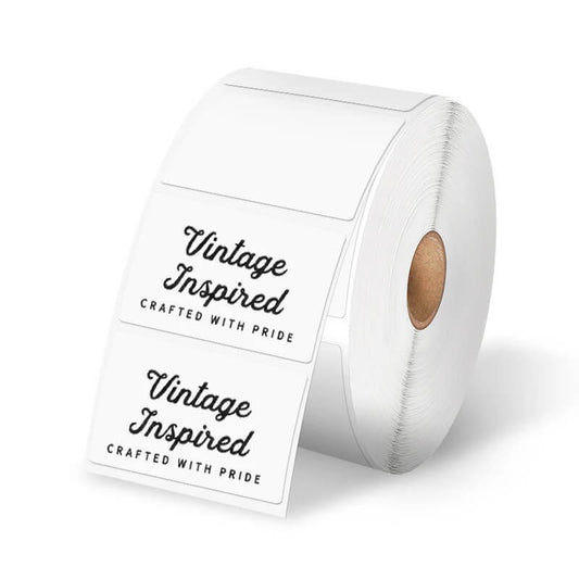 thermalabel 2.25x1.25 rectangle label white