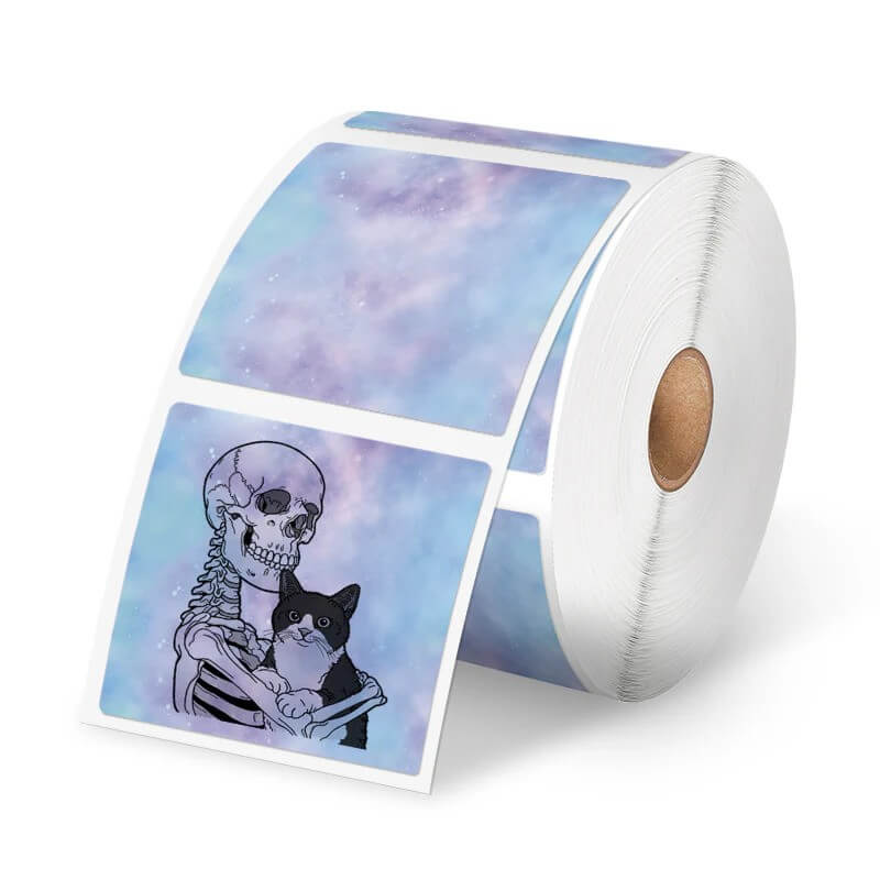 thermalabel 2x2 square label galaxy