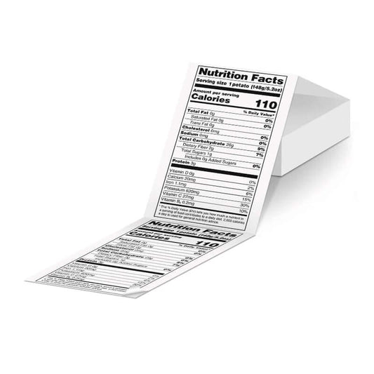thermalabel 4x6 shipping label white